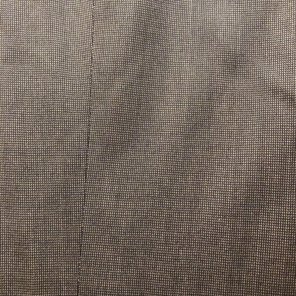 TAHARI CHARCOAL BLACK BLAZER W/ FAUX LEATHER LAPEL - Picture 11 of 13